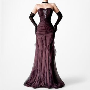 American-vintage Women's Brown Dress